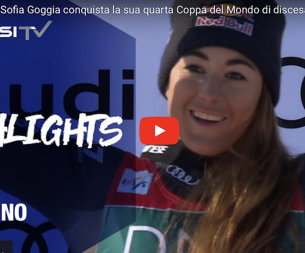 Video Sofia Goggia Conquista La Sua Quarta Coppa Del Mondo Di Discesa