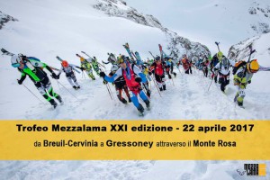 Trofeo Mezzalama. Visual da pagina facebook evento