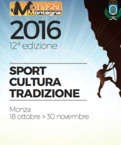 Monza Montagna, cover programma 2016