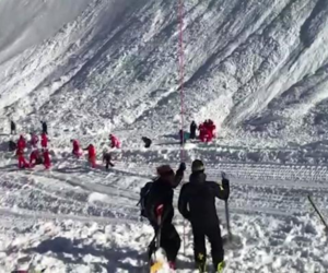 Alpi francesi: Tignes. Foto: ANSA/AP