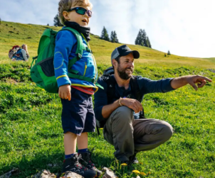 montagna bambini