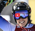 Federica Brignone prima nello slalom gigante al Sestriere