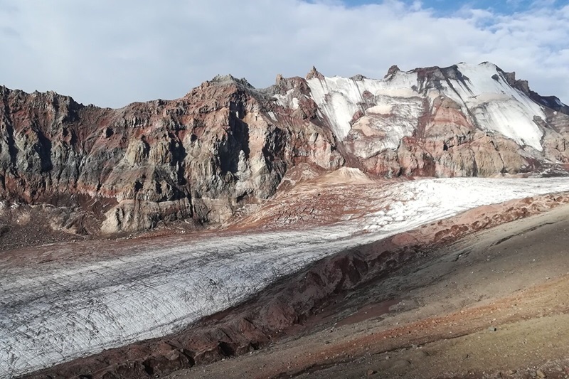 Gergeti,Glacier, ghiacciaio