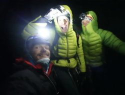 Della Bordella, Eynard e Grasso sul Cerro Piergiorgio